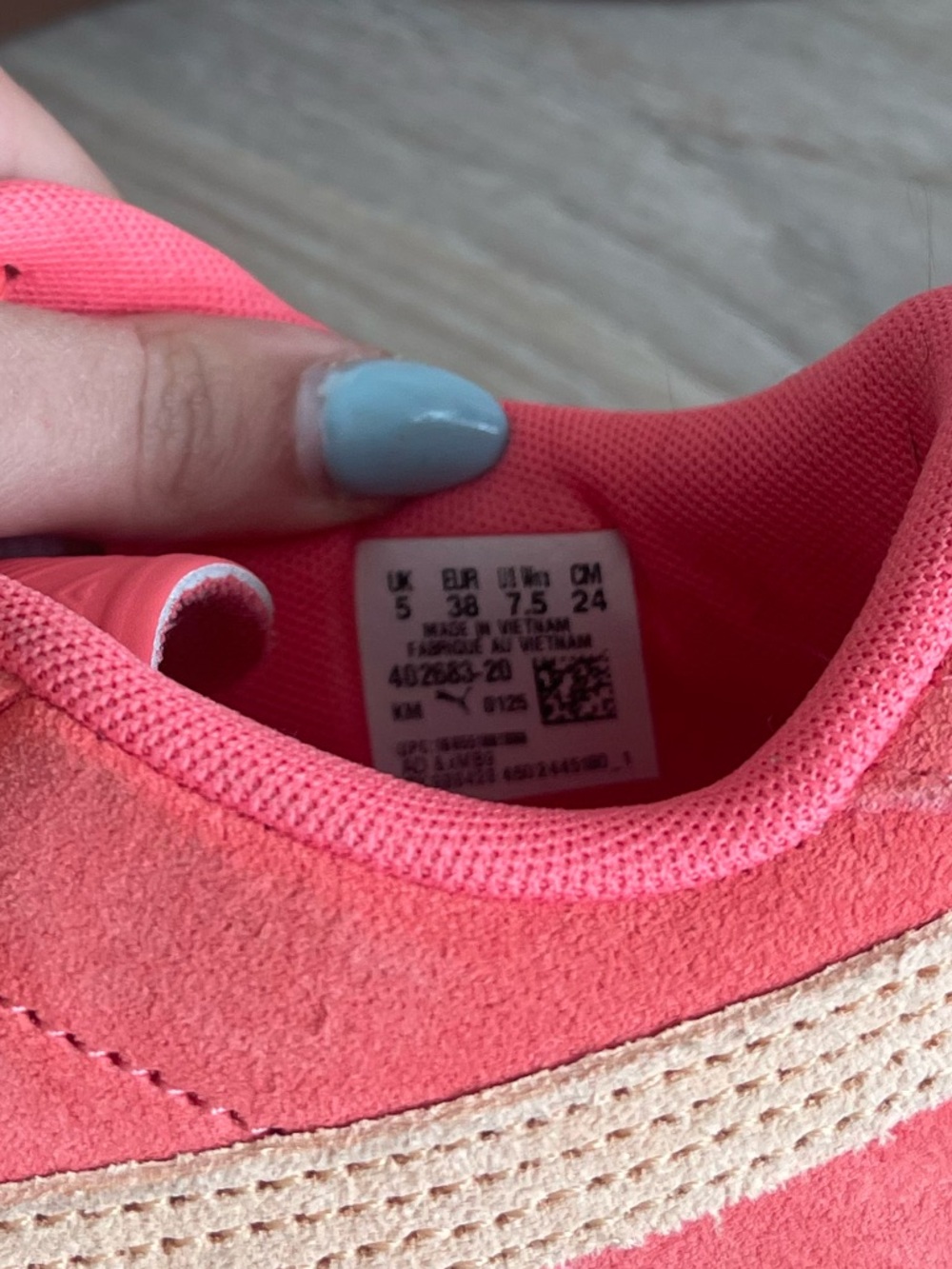 Puma Club II Era Coral Pink Suede Sneakers - Picture 5 of 6